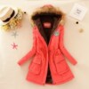 Long demi-season down jacket, mid-length, European style, long sleeve, wholesale