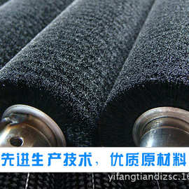 厂家批发代理钢板酸洗碳化硅毛刷辊 磨料丝刷辊 钢板彩涂线毛刷辊