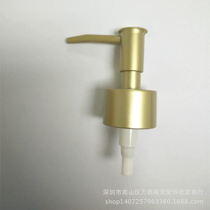 Поставка пластиковых гальванических форсунок, насадок для лосьона с золотым туманом, насосов для дезинфицирующего средства для рук, керамических форсунок с гальваническим покрытием из АБС-пластика.