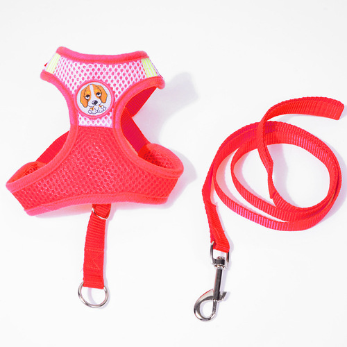 Pet supplies wholesale Pet harness and chest belt High-end dog harness type leash Small and medium dog rope