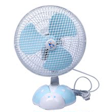 荣鑫300甲虫摇头台扇 学生扇 迷你风扇 可摇头二档可调儿童卡通扇