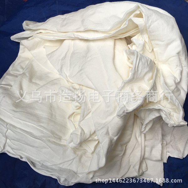 吸水吸油不掉毛批发擦机布纯白全棉工业抹布纯棉废布大块碎布头斤