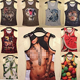 新款包郵韓版夏裝修身個性打底衫潮流男...