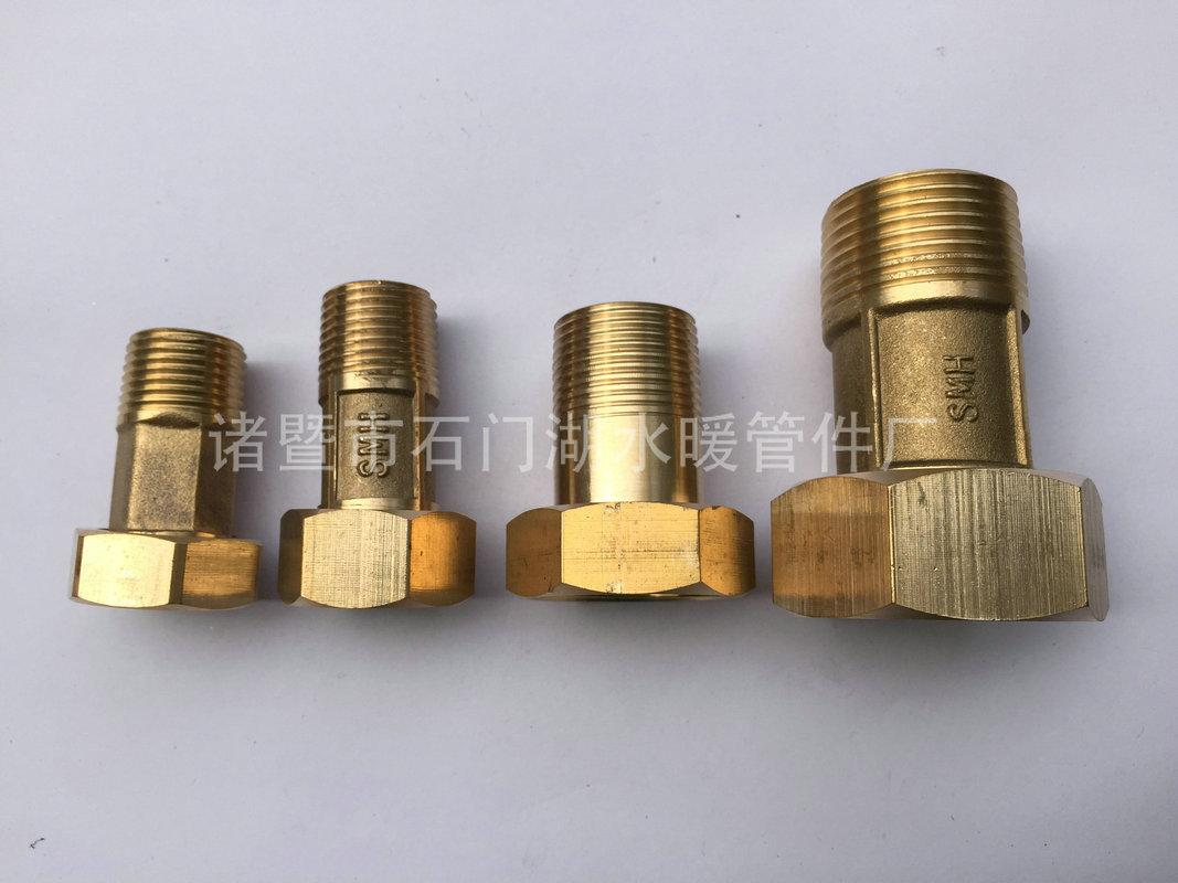 长期供应 红冲铜水表接头 4分6分1寸 水暖配件量大从优
