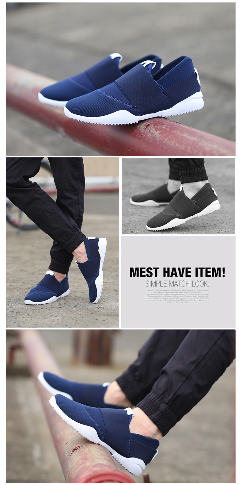 Laki-laki Bernapas Kasual Sepatu Olahraga Sepatu Kanvas 