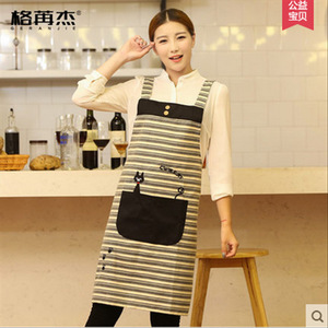 Chef overalls Apron female adult cute kitchen mother baby water custom logo kindergarten work clothes cool cat
