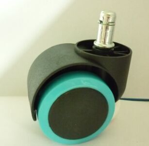 转椅儿童学习椅PU轮坐下静止站立移动反向黑罩PU压力轮