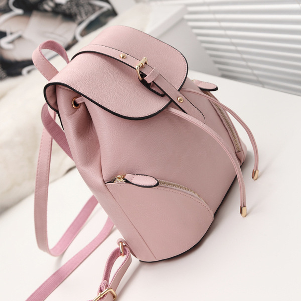Spring new bag backpack travel bag lady fan girls Korean fashion leather backpack
