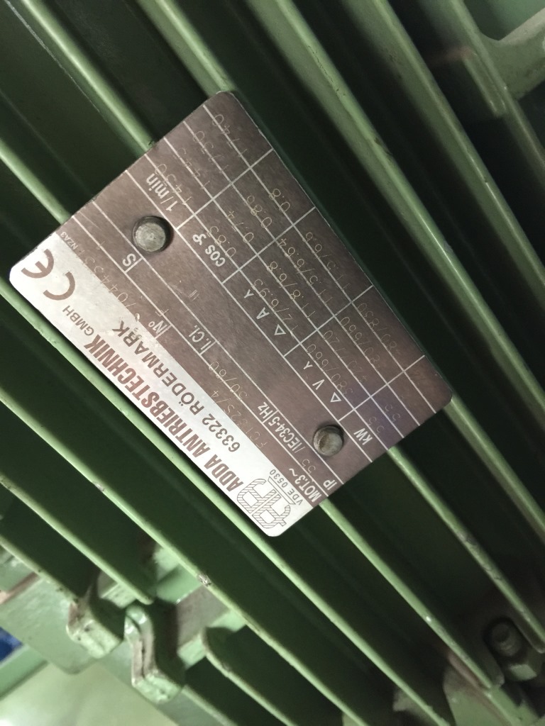 电动机5.5KW ADDA ANTRIEBSTECHNIK GMBH 3830V FC1C2S/4