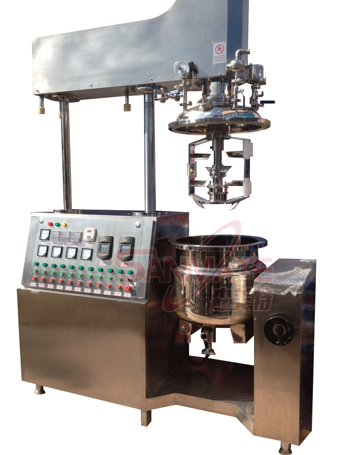 化妆品 食品 化工 制药厂升降式上均质真空均质乳化机设备