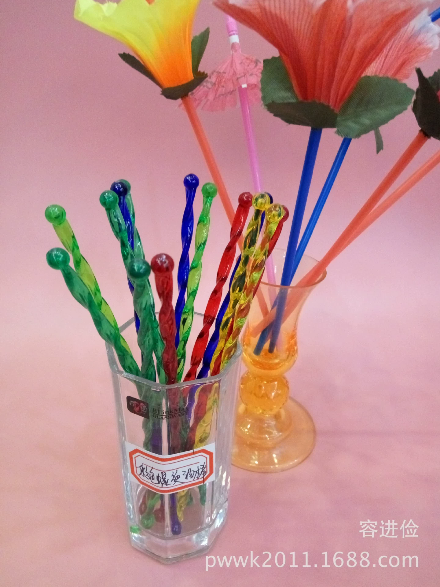 Plastic cocktail stick polypropylene, cocktail creative multifunctional mixing stick for party