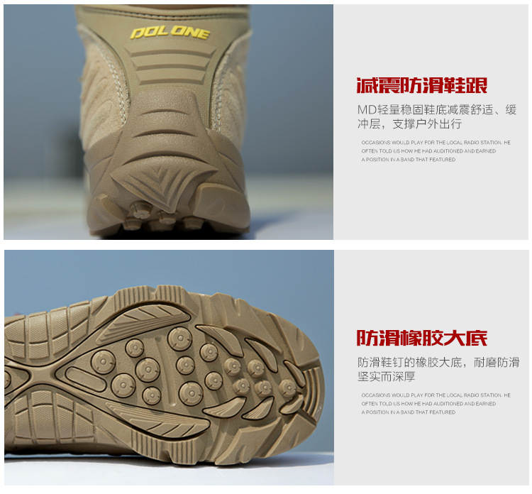 Boots militaires pour homme DONOW - Ref 1397182 Image 29