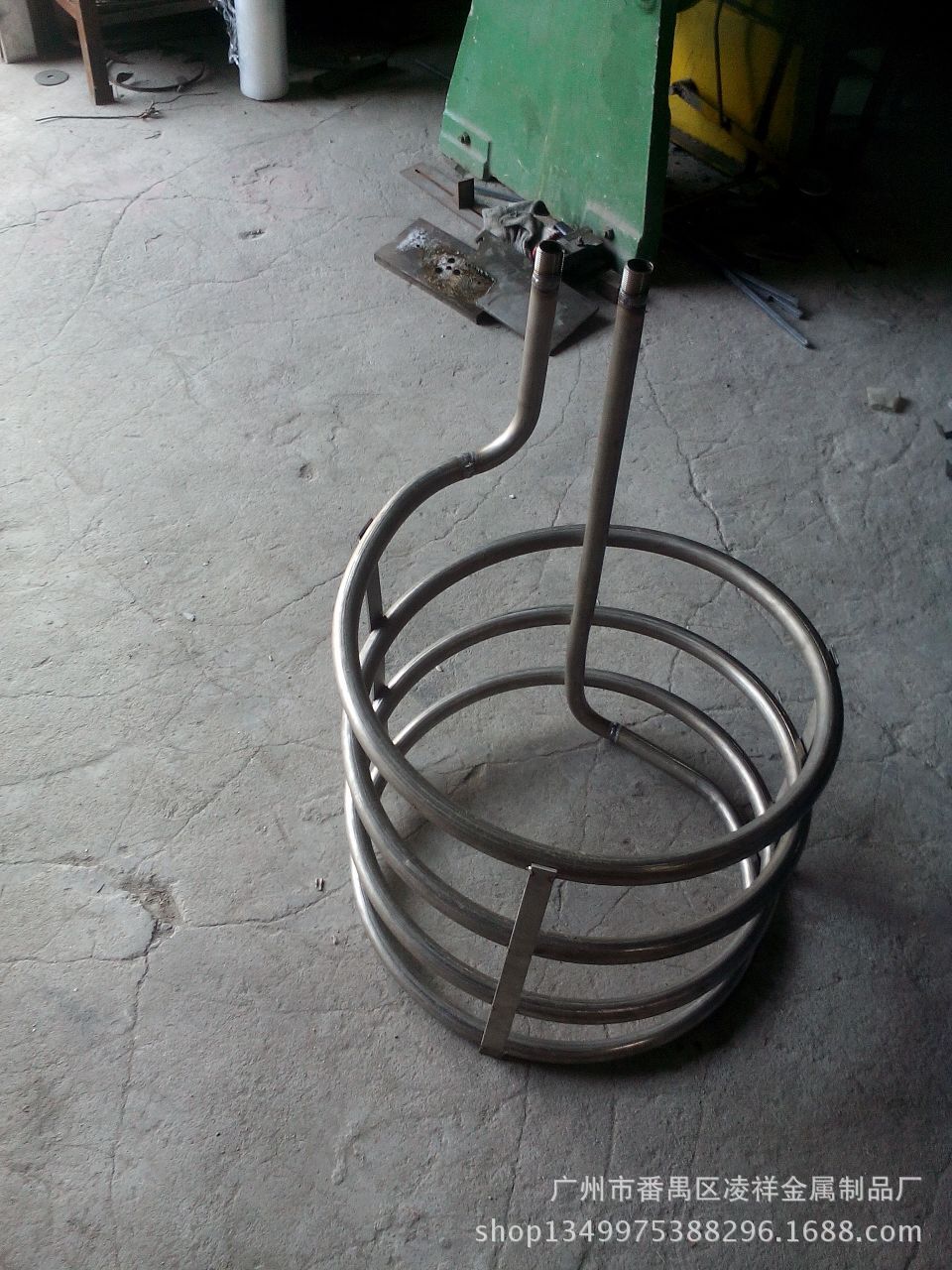 优质钛螺旋钛管蒸发器厂家蛇形钛盘管冷却器加工批发钛换热器制作