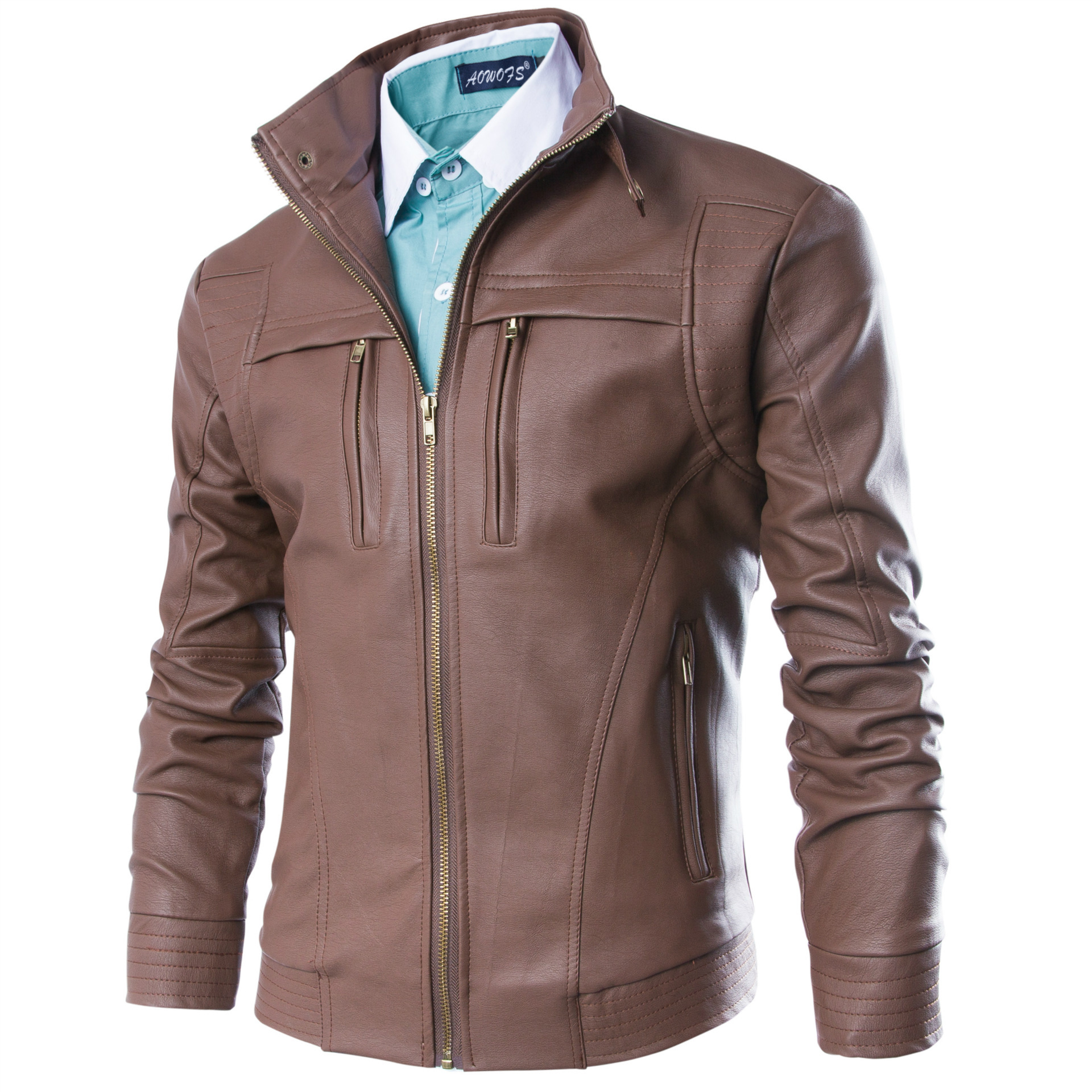 Veste en cuir homme - Ref 3443651 Image 4