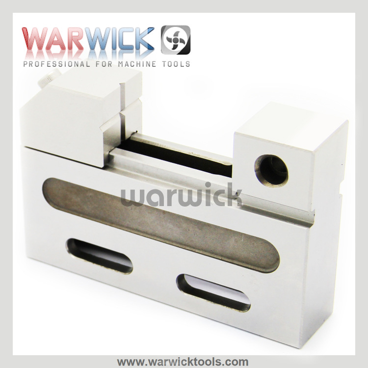 EDM块动不锈钢线切割万力 开口50MM精密块动慢走丝夹具万力 不锈钢虎钳平口钳