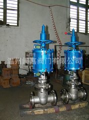 Z673X铸铁对夹式软密封气动浆液阀