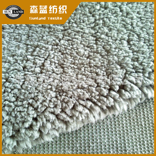 厂家直销:专业生产各种单面羊羔绒 摇粒绒等针织布