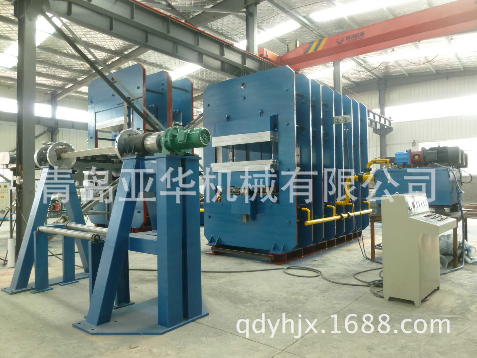 织物芯输送带生产线专用硫化机