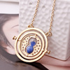 European and American jewelry Foreign Trade Niu Pin Harry Potter Time Time Converter Hourglass Necklace Aliwen Traveler Wholesale Women