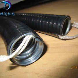 嵌棉线包塑软管 双层波纹护线管 金属穿线软管加厚型JXB-25