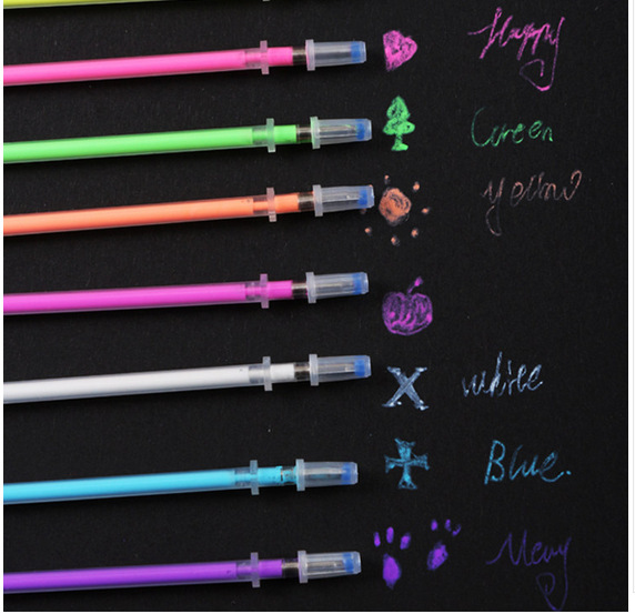 1 Piece Colorful Class Learning Plastic Cute Gel Pen display picture 3