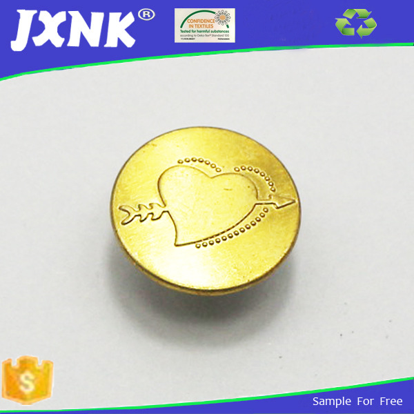 Factory direct custom-made pure copper metal denim buckle denim buckle I-button factory direct Olympic