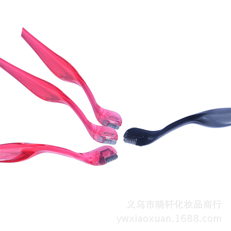 Mini ceja trimmer Acero inoxidable ceja raspador ceja herramienta malla cuchilla raspador pelo herramienta de belleza al por mayor