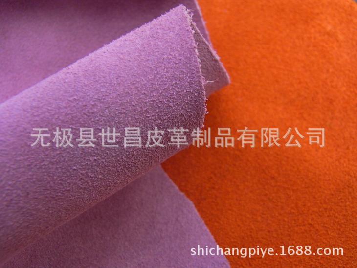 二层反绒皮 牛皮绒面皮 牛皮反绒鞋面革 劳保鞋专用反绒皮