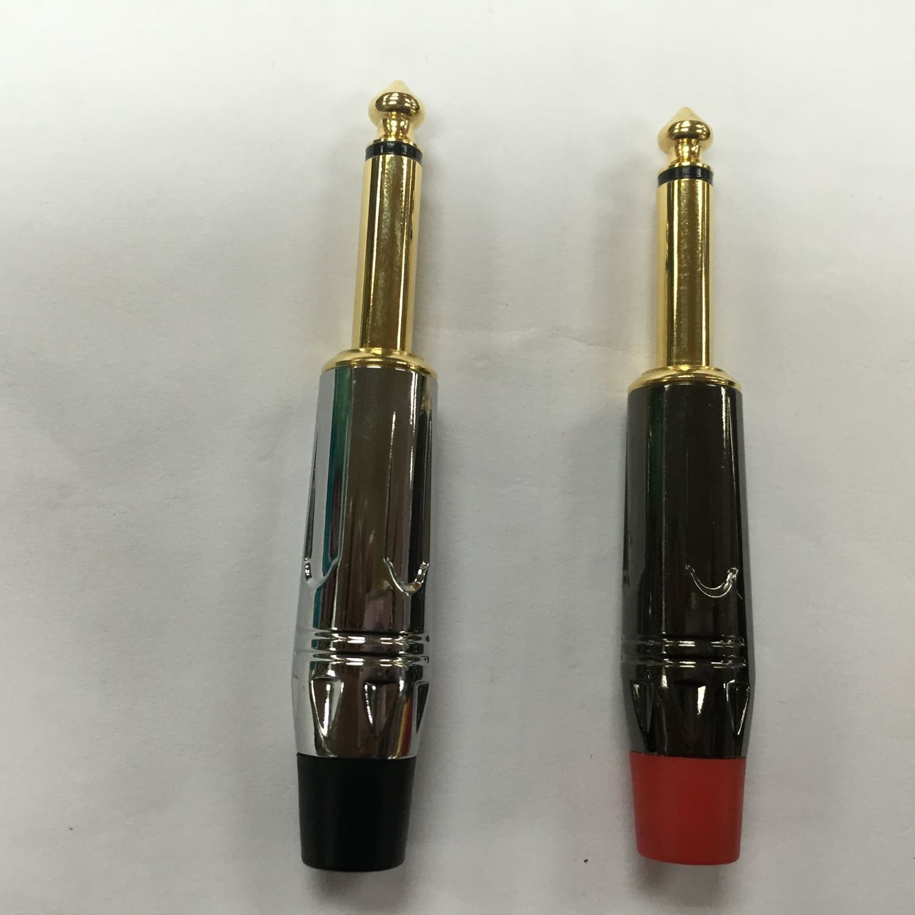 镀金6.35单声道焊线式/镀金6.35音频插头/6.36卡拉OK插头/话筒插