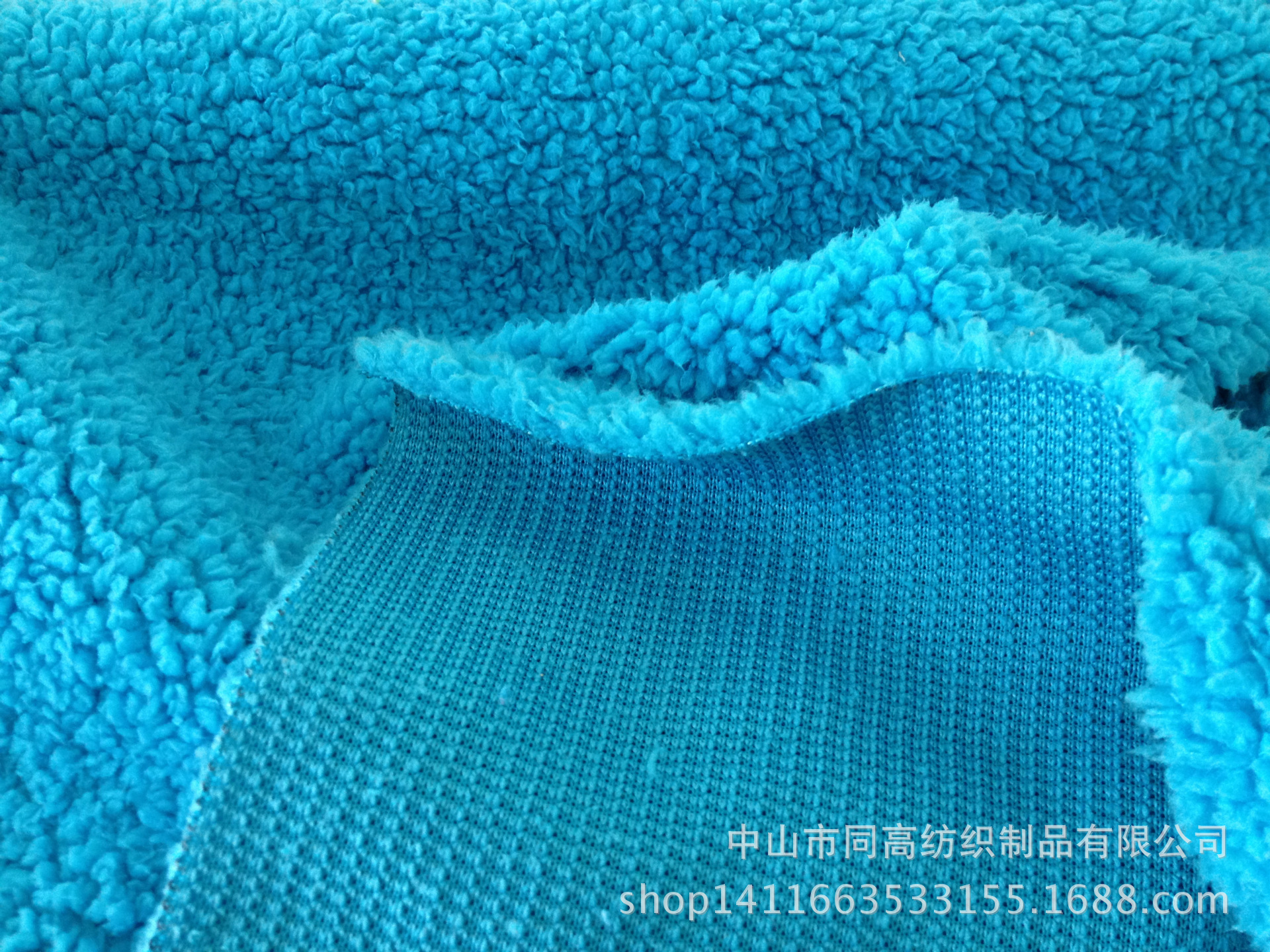 中山工厂销售珊瑚绒颗粒布 小泡泡绒服装针织绒布面料