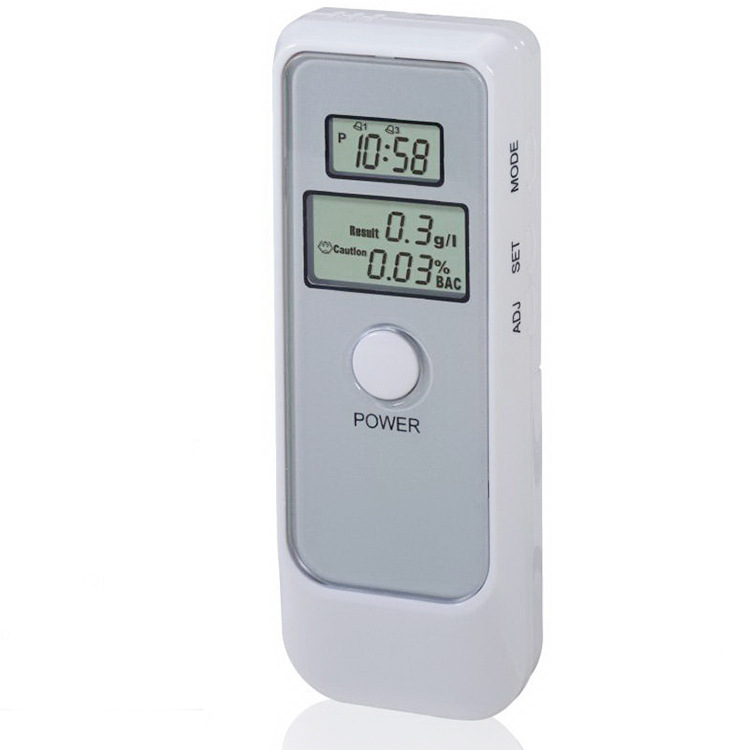 6389便携带时钟酒精测试仪 半导体酒精测试器