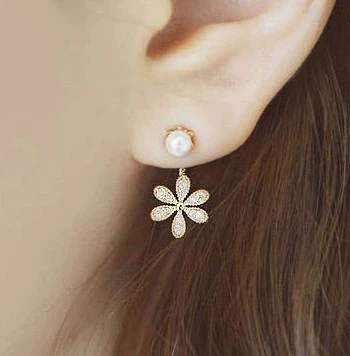 Аксессуар, бусины, серьги из жемчуга, стиль Chanel
