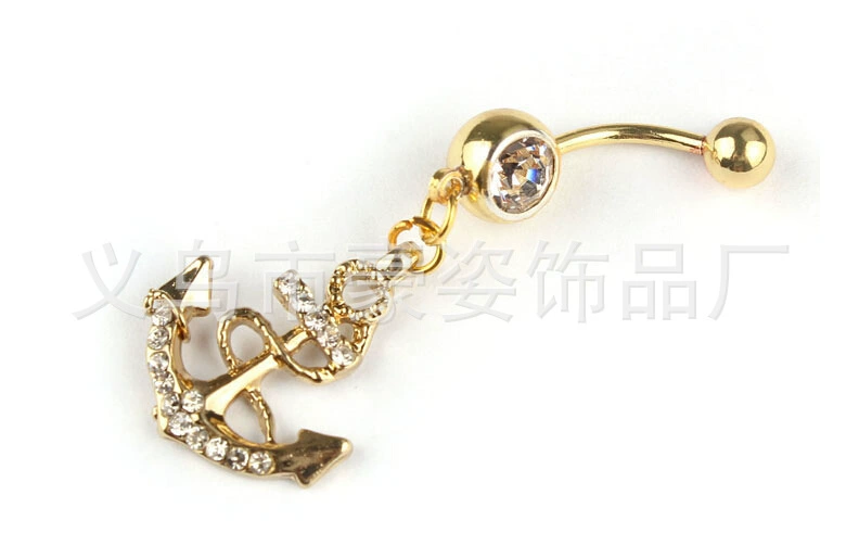 Physiological belly button piercing, (Physicals), European style, direct factory sales