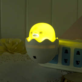 小黄鸭LED光控智能感应小夜灯 新奇特创意家居小产品批发卡通夜灯