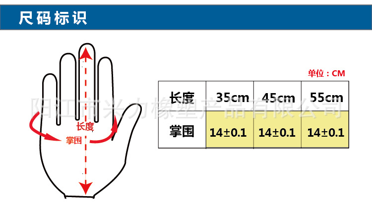 尺码表（工业手套）-01