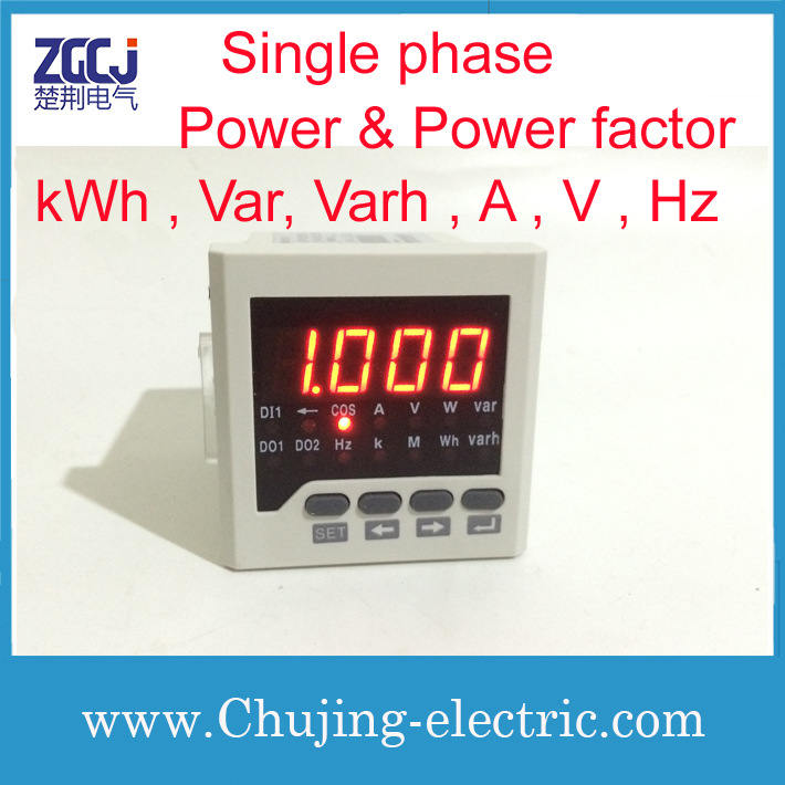 单相功率表 功率因素表 多功能表 测量电流电压频率功率功率因素