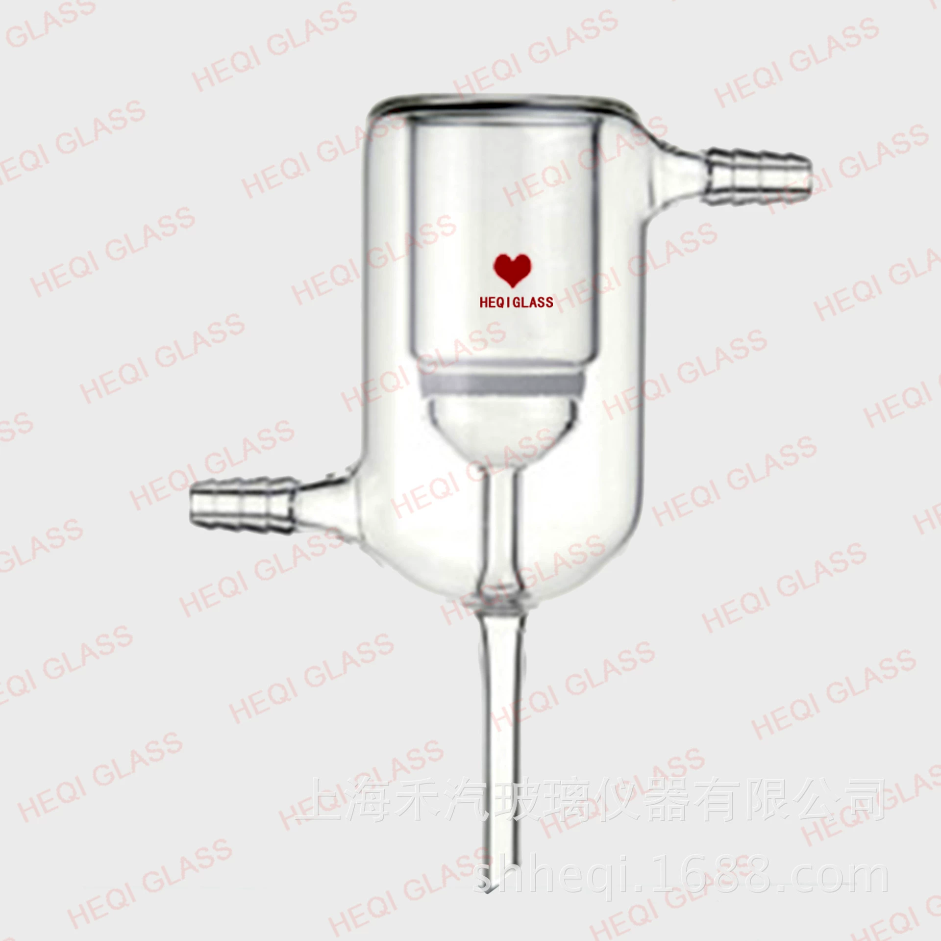 Мощный производитель Shanghai Heqi с вакуумной воронкой для сэндвичей, воронкой для сэндвича с двойным горлышком и вакуумной воронкой для сэндвича