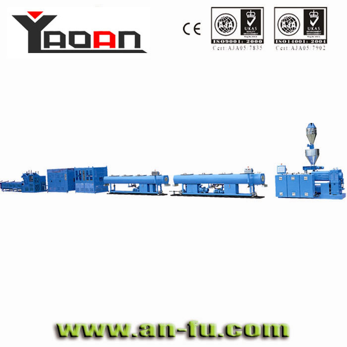 燿安厂家供应PVC锥形双螺杆波浪瓦挤出生产线