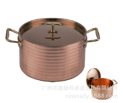 104311銅三層精鉆商用鍋