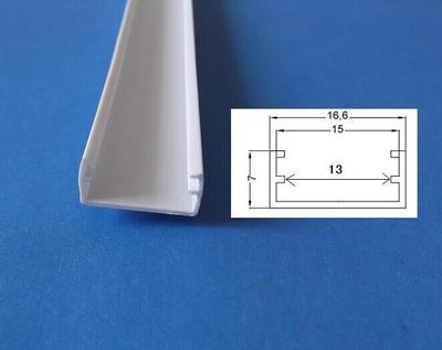 Manufacturers supply 15mm wide led Light Bar waterproof Card slot /pvc Profiles/Showcase Soft light install partner