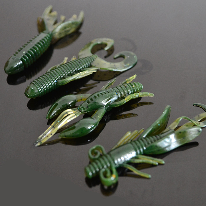 Soft Craw Fishing Lures Soft Plastic Crawfish Baita Fresh Water Bass Swimbait Tackle Gear