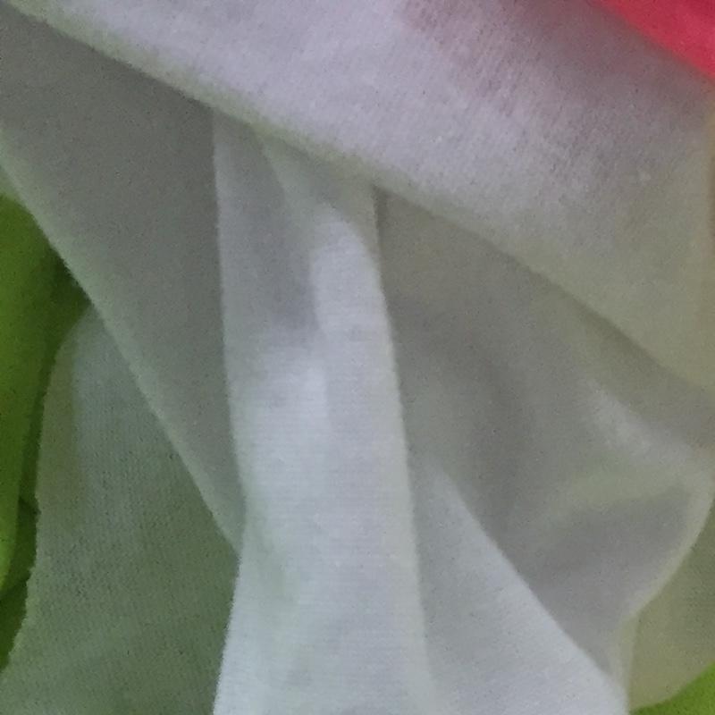 供应各种规格的针织涤纶氨纶荧光色汗布 高档荧光粉黄罗文