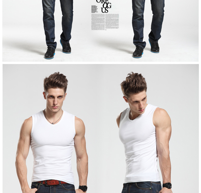 Débardeur homme Cotton vest - Ref 1586859 Image 13