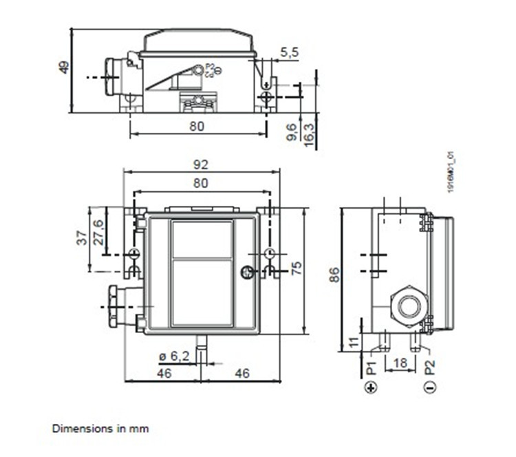 SIEMENS西门子QBM3020-10D 空气压差传感器 风压差压变送器带显示 西门子