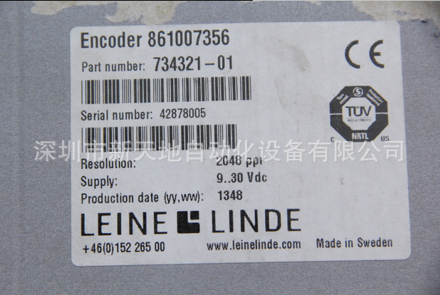 全新原装LEINE&LIND编码器861007356 ，734321-01正品现货 议价