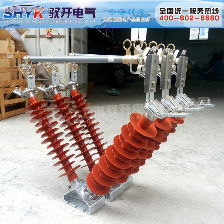 供应V型防风式跌落式熔断器FDGW-66/100A 高压熔断器系列