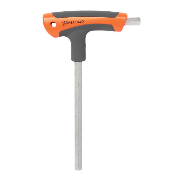 钢盾工具 公制T型S2合金钢平头内六角扳手2mm-10mm S050902