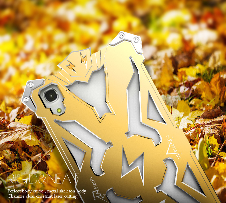 SIMON THOR Aviation Aluminum Alloy Shockproof Armor Metal Case Cover for Huawei Honor 4A