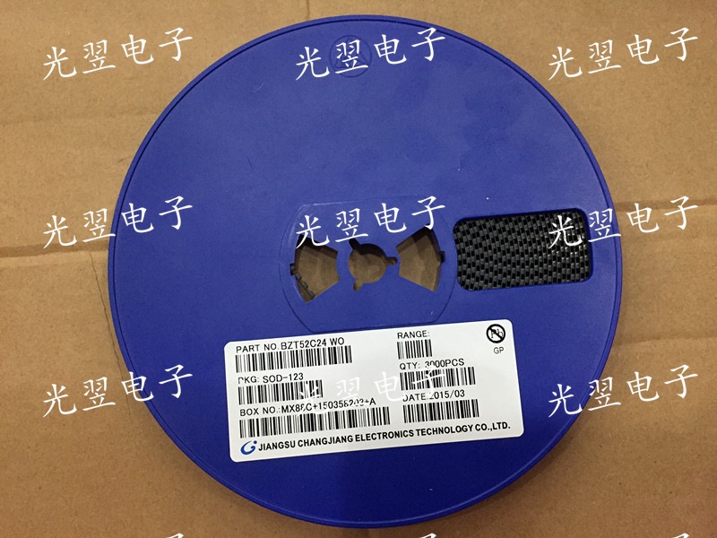 贴片稳压管二极管 BZT52C30 WQ 30V SOD-123 1206 长电