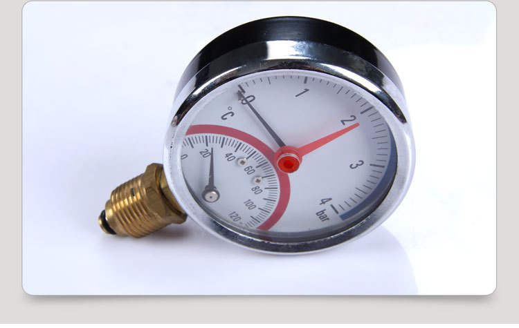 余姚名扬专业生产各种规格压力表 防水耐高温温度压力表厂家 提供